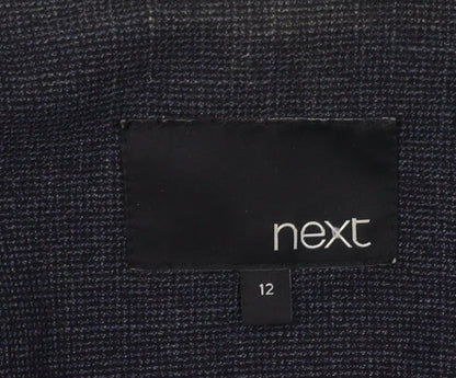 Next Women's Black Blazer Size 12, Regular Fit