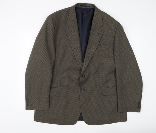 Mens UK Size 46 Burton Regular Brown Suit Jacket