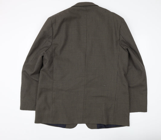 Mens UK Size 46 Burton Regular Brown Suit Jacket