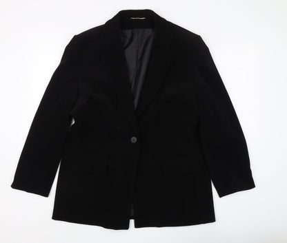 Klass Collection Women's Black Blazer Suit Jacket Size 14