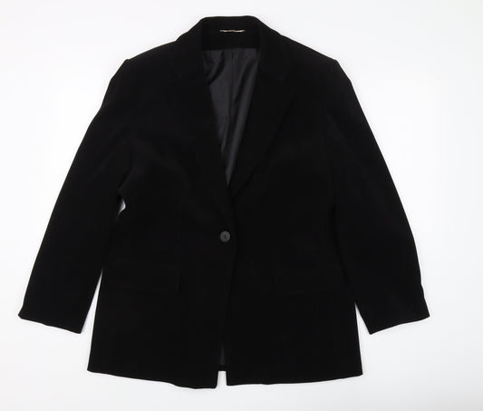 Klass Collection Women's Black Blazer Suit Jacket Size 14