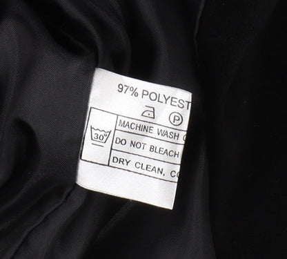 Klass Collection Women's Black Blazer Suit Jacket Size 14