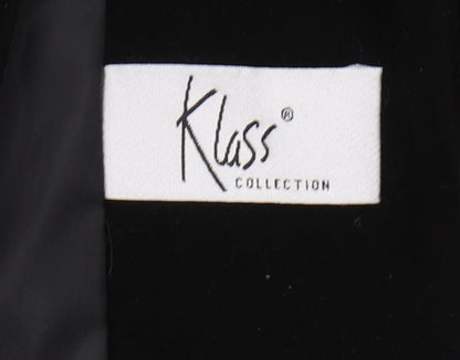 Klass Collection Women's Black Blazer Suit Jacket Size 14