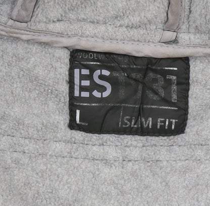 Woolworths Men's Green Puffer Jacket Size L Slim Fit