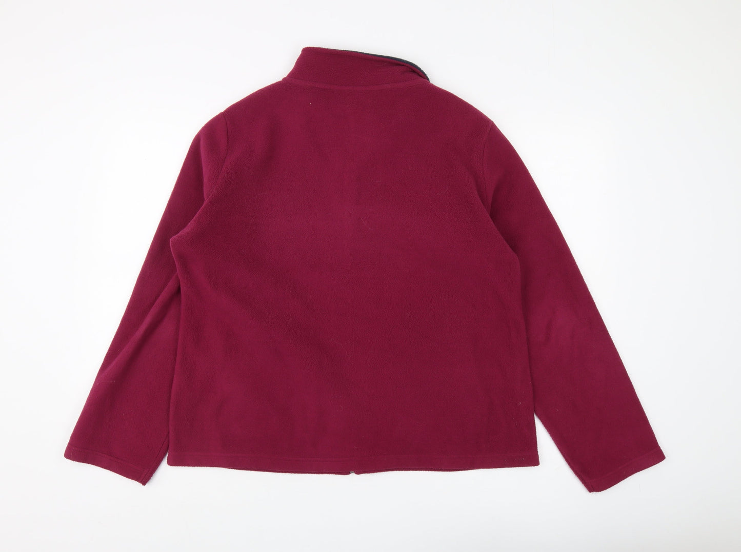 Womens UK Size L Isle Essentials Red Basic Jacket
