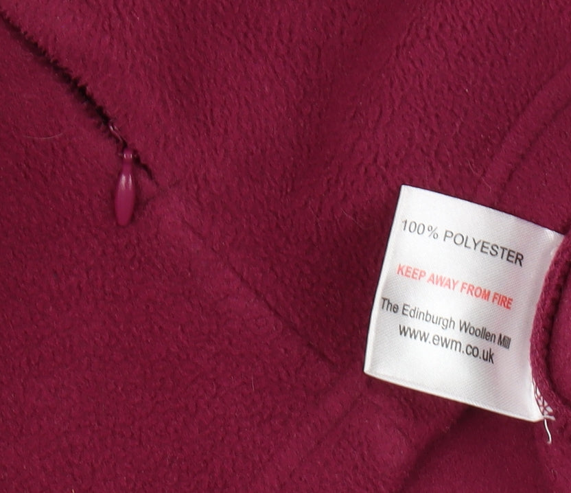 Womens UK Size L Isle Essentials Red Basic Jacket