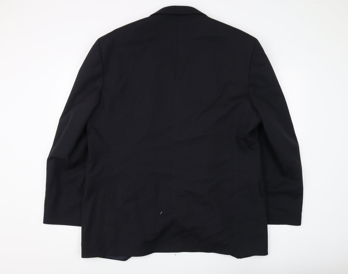 Mens UK Size 46 Willson Regular Black Suit Jacket