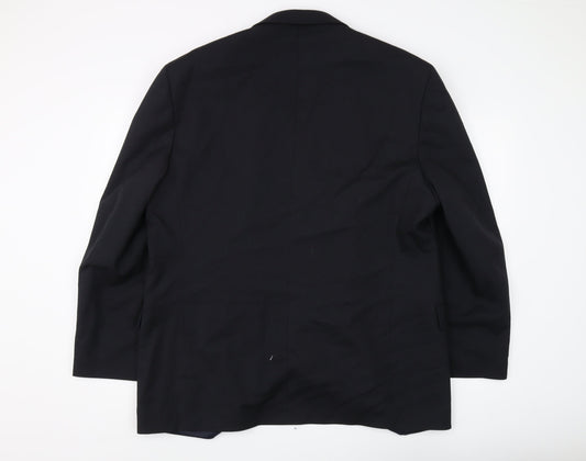 Mens UK Size 46 Willson Regular Black Suit Jacket