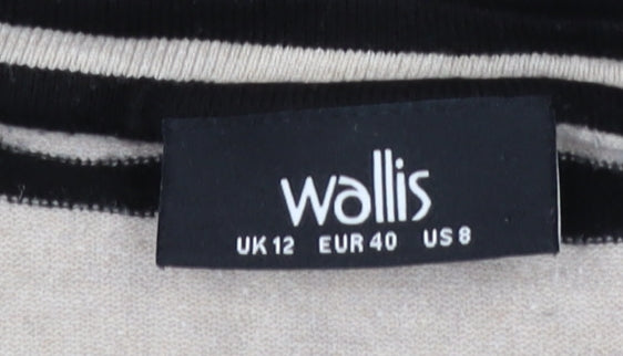 Womens UK Size 12 Wallis Black Pullover Jumper
