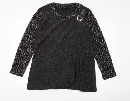 Womens UK Size S Klass Grey Tunic Jumper