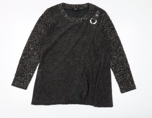 Womens UK Size S Klass Grey Tunic Jumper