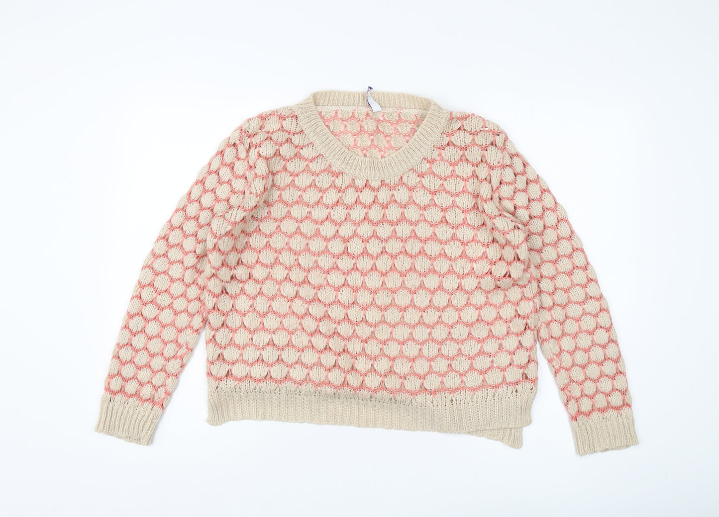 Henry Holland Women's Geometric Knit Pullover Size 10