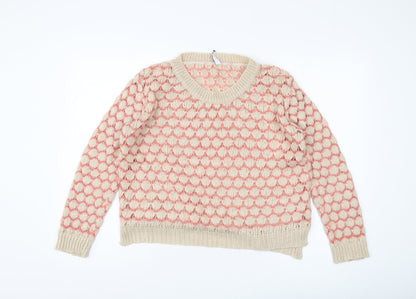 Henry Holland Women's Geometric Knit Pullover Size 10