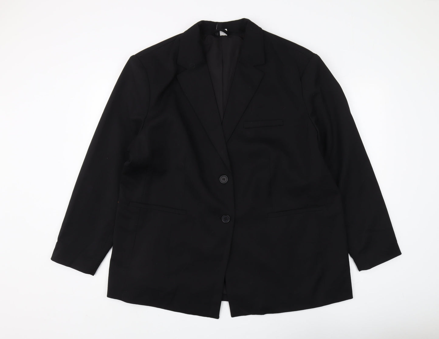 H&M Unisex Black Suit Jacket, Size 12, Business Casual