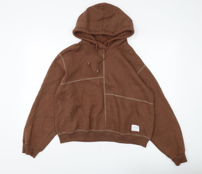 Hollister Women's Brown Pullover Hoodie S
