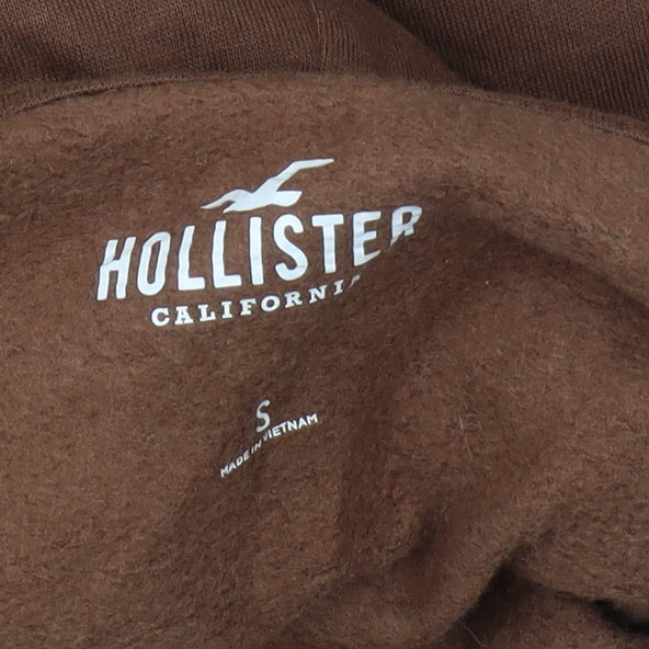Hollister Women's Brown Pullover Hoodie S