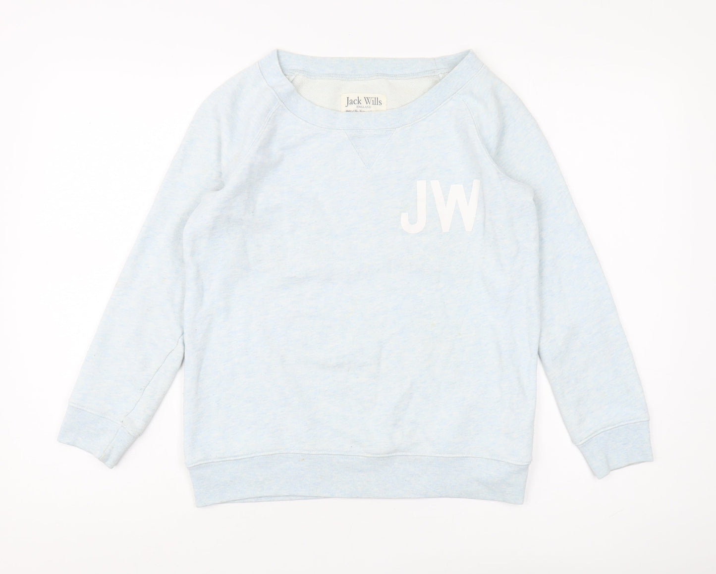 Unisex Adults UK Size 10 Jack Wills Blue Pullover Sweatshirt