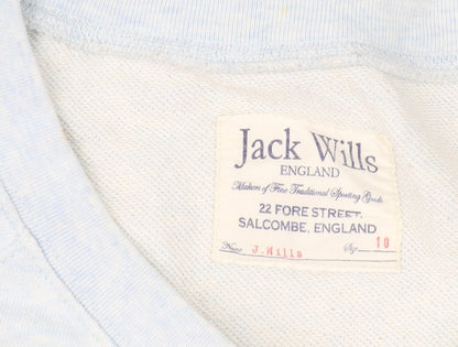 Unisex Adults UK Size 10 Jack Wills Blue Pullover Sweatshirt