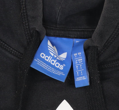 Adidas Men's Black Hoodie, Pullover, Size S
