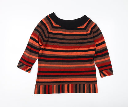 Womens UK Size 14 Principles by Ben de Lisi Multicoloured Pullover Jumper