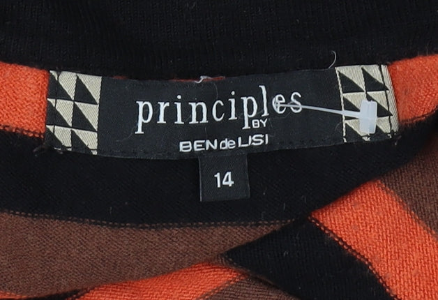 Womens UK Size 14 Principles by Ben de Lisi Multicoloured Pullover Jumper