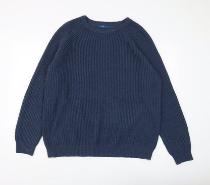 Cotton Traders Men's Blue XL Pullover Jumper