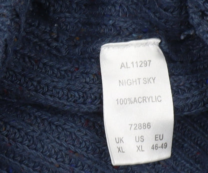 Cotton Traders Men's Blue XL Pullover Jumper