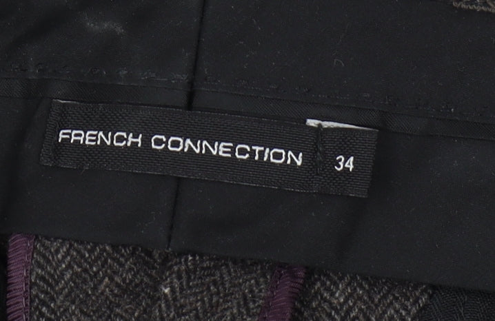 French Connection Men’s Grey Chino Trousers - Size L