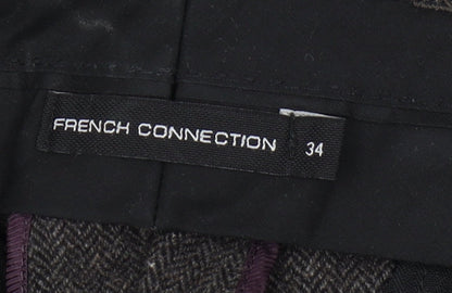 French Connection Men’s Grey Chino Trousers - Size L