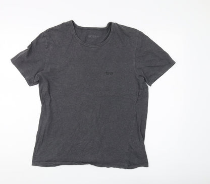 Mens UK Size M HUGO BOSS Grey  T-Shirt