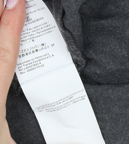 Mens UK Size M HUGO BOSS Grey  T-Shirt