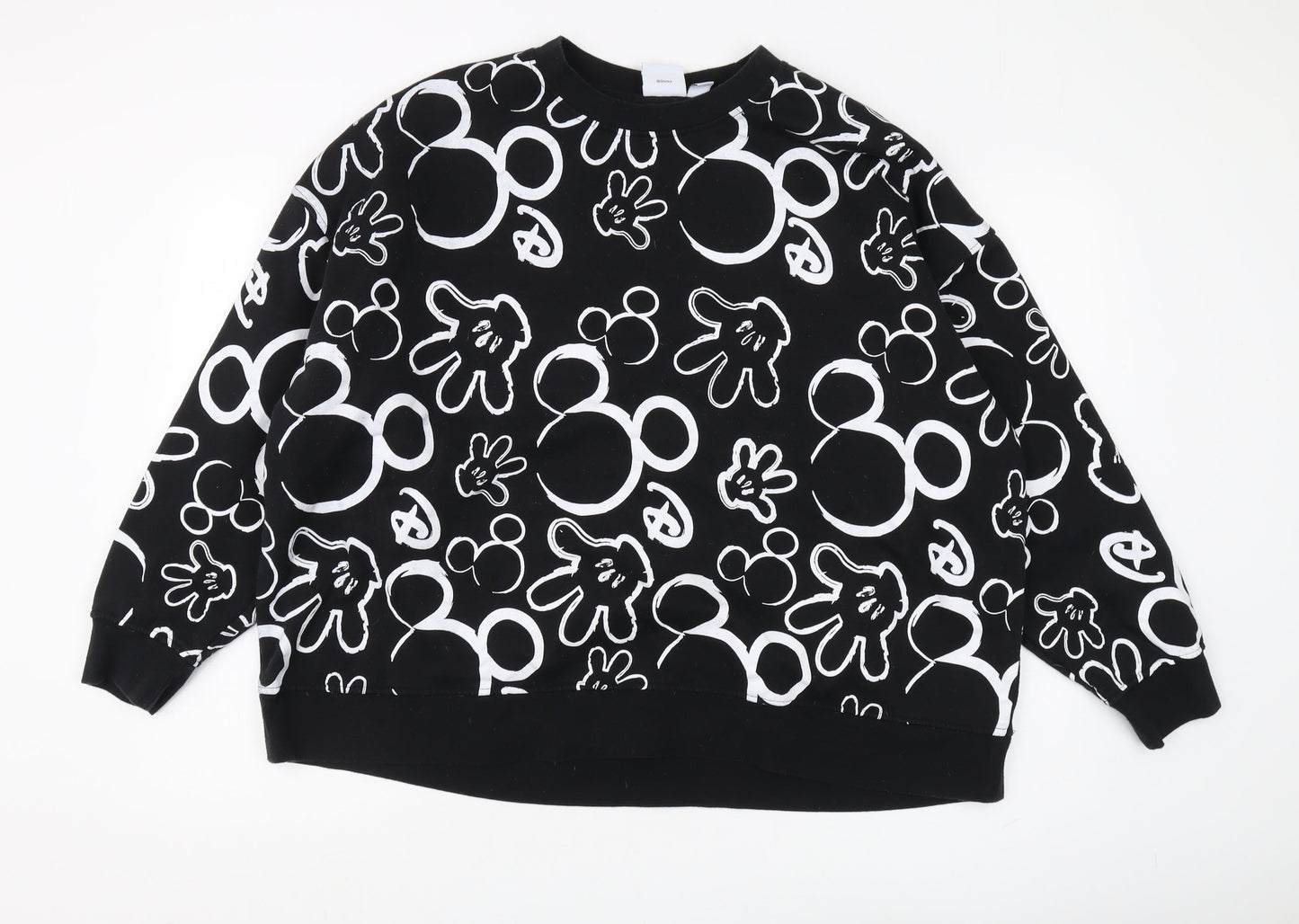Womens UK Size 2XL Disney Black Pullover Sweatshirt