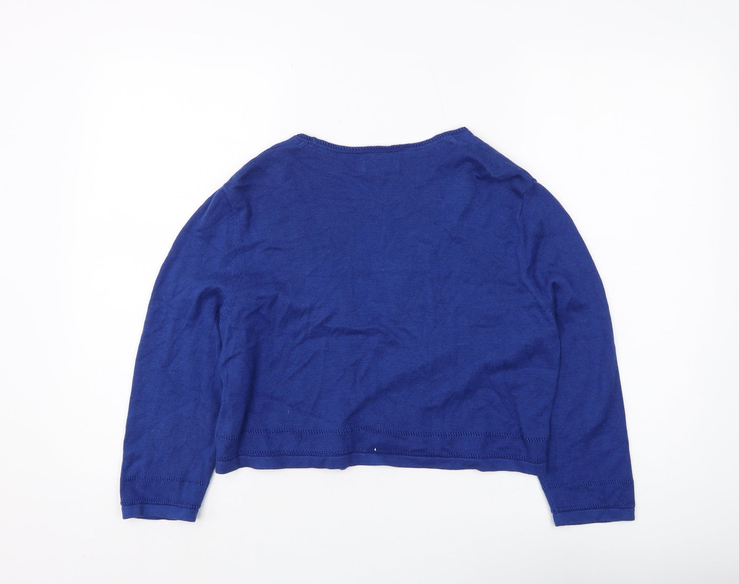Womens UK Size L Monsoon Blue Cardigan Jumper