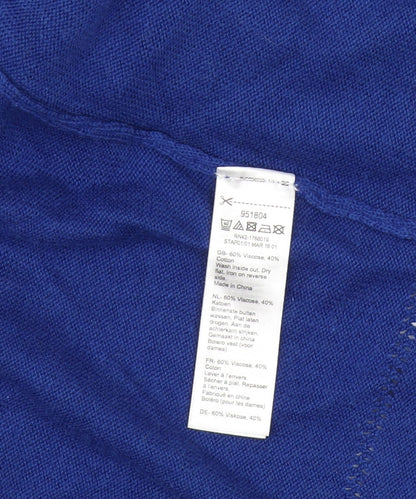 Womens UK Size L Monsoon Blue Cardigan Jumper