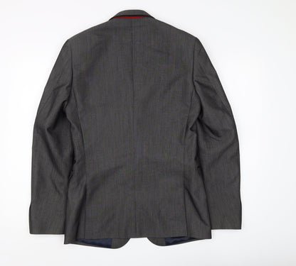 Mens UK Size 36 Benetti Regular Grey Suit Jacket