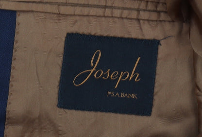 Joseph A Bank Men's Blue Wool Blazer Size 44R