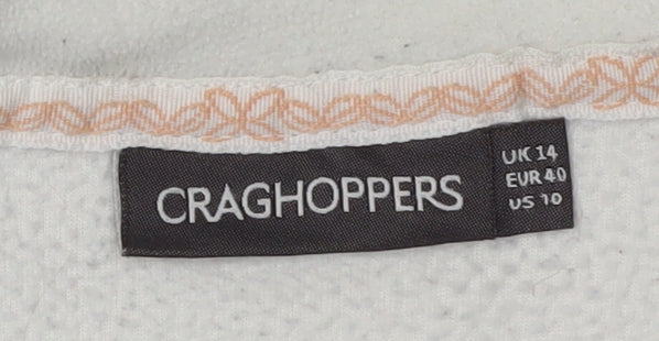 Womens UK Size 14 Craghoppers White Basic Jacket