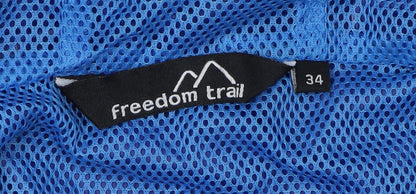 Freedom Trail Boys Blue Hooded Windbreaker Jacket L