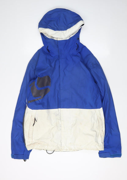 Mens UK Size S Bonfire Multicoloured Windbreaker Coat