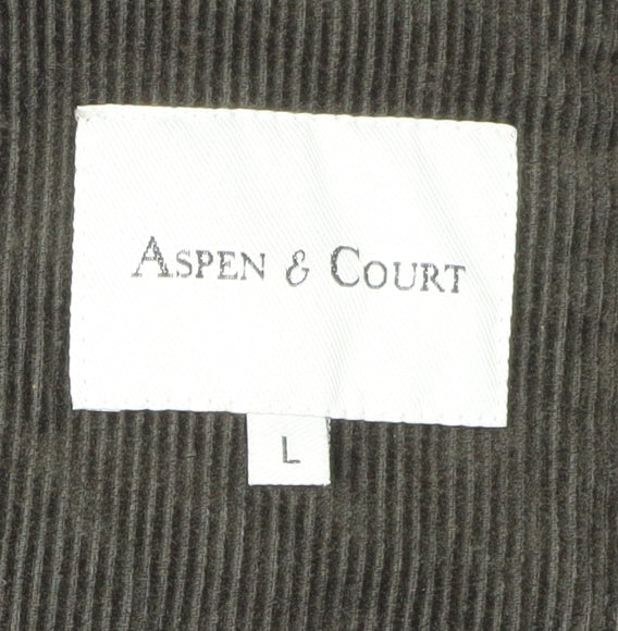 Aspen & Court Men's Green Quilted Jacket Size L