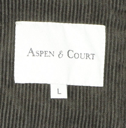 Aspen & Court Men's Green Quilted Jacket Size L