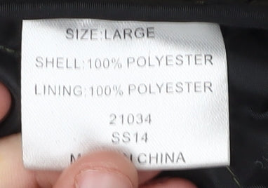 Aspen & Court Men's Green Quilted Jacket Size L