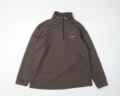 Mens UK Size UK 16 Craghoppers Brown 1/4 Zip Sweatshirt