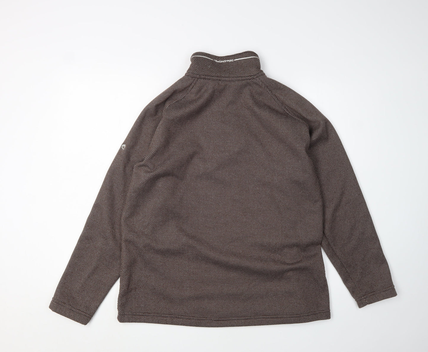 Mens UK Size UK 16 Craghoppers Brown 1/4 Zip Sweatshirt