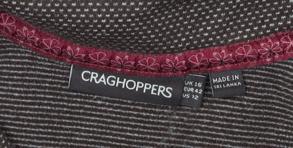 Mens UK Size UK 16 Craghoppers Brown 1/4 Zip Sweatshirt