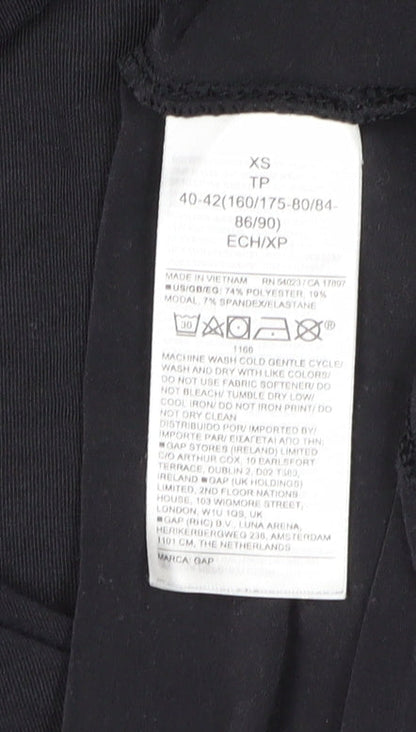 GapFit Women's Black XS V-Neck Gym T-Shirt