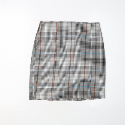 ASOS Women's Check Pencil Skirt Size 10 Multicoloured