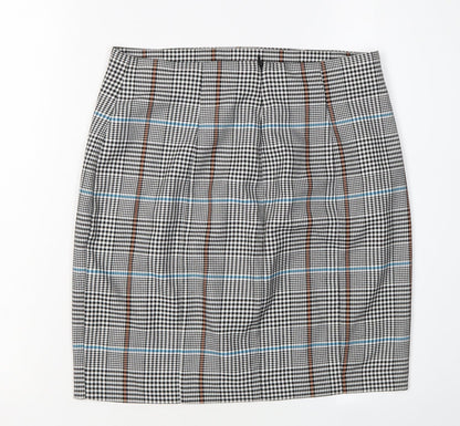 ASOS Women's Check Pencil Skirt Size 10 Multicoloured