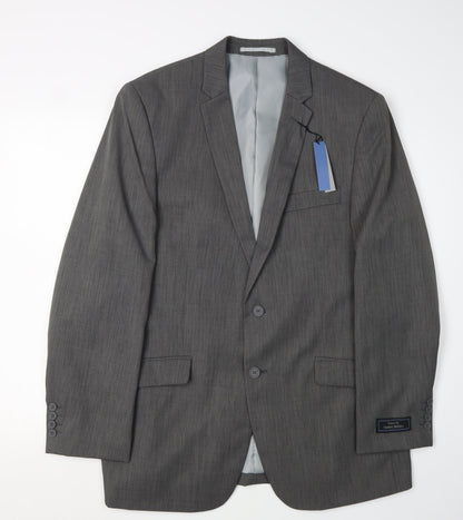 Thomas Brooks Men's Grey Blazer 40R Business Formal