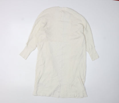 Womens UK Size XS Marks and Spencer Ivory Cardigan Jumper
